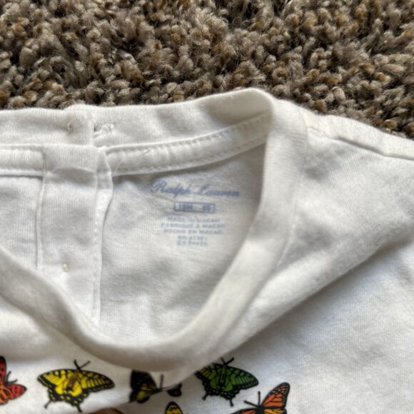Polo Bear Ralph Lauren Size 18 Months White Dress - Picture 3 of 6
